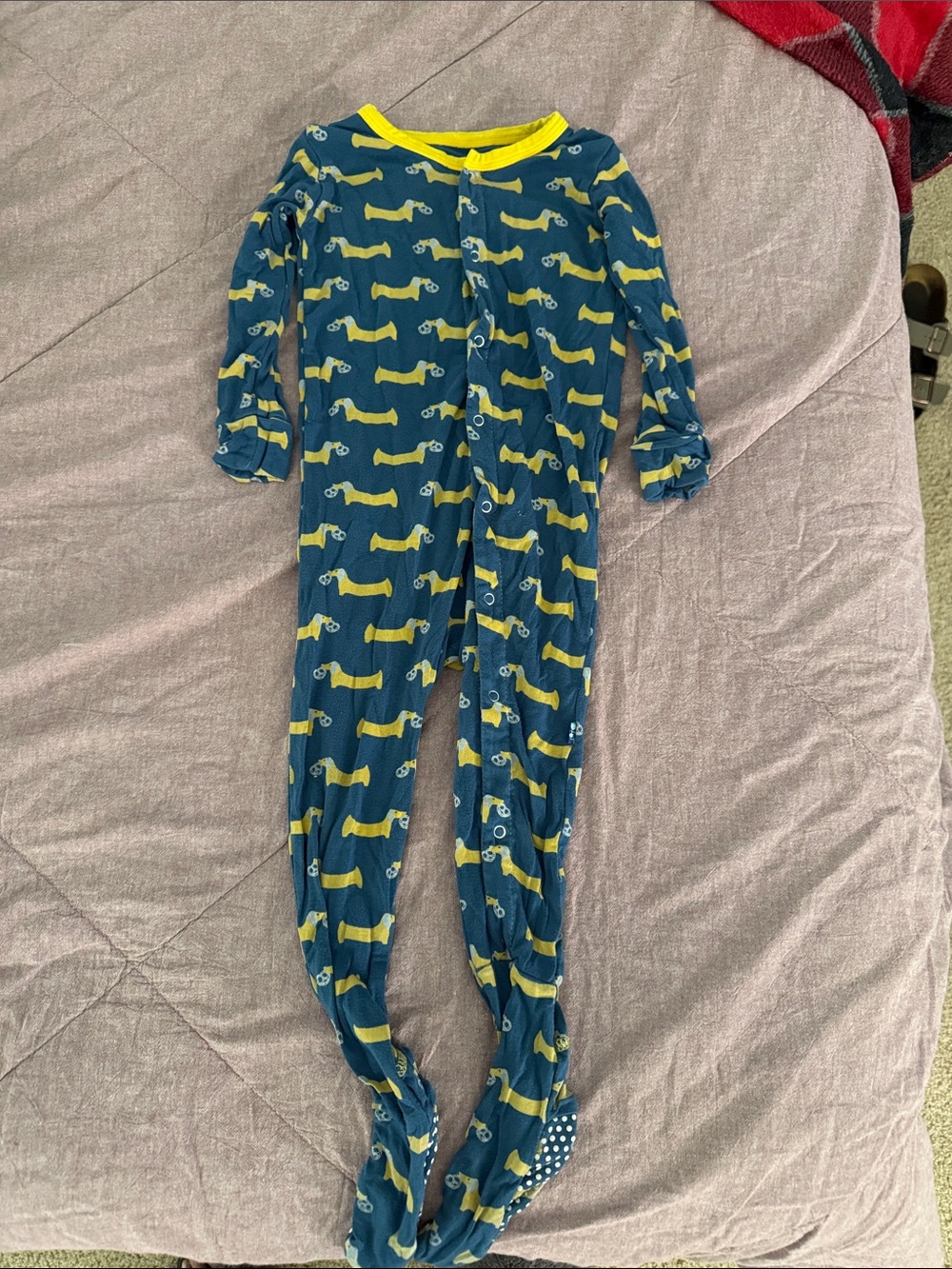 Kickee Pants dachshund footie 2T